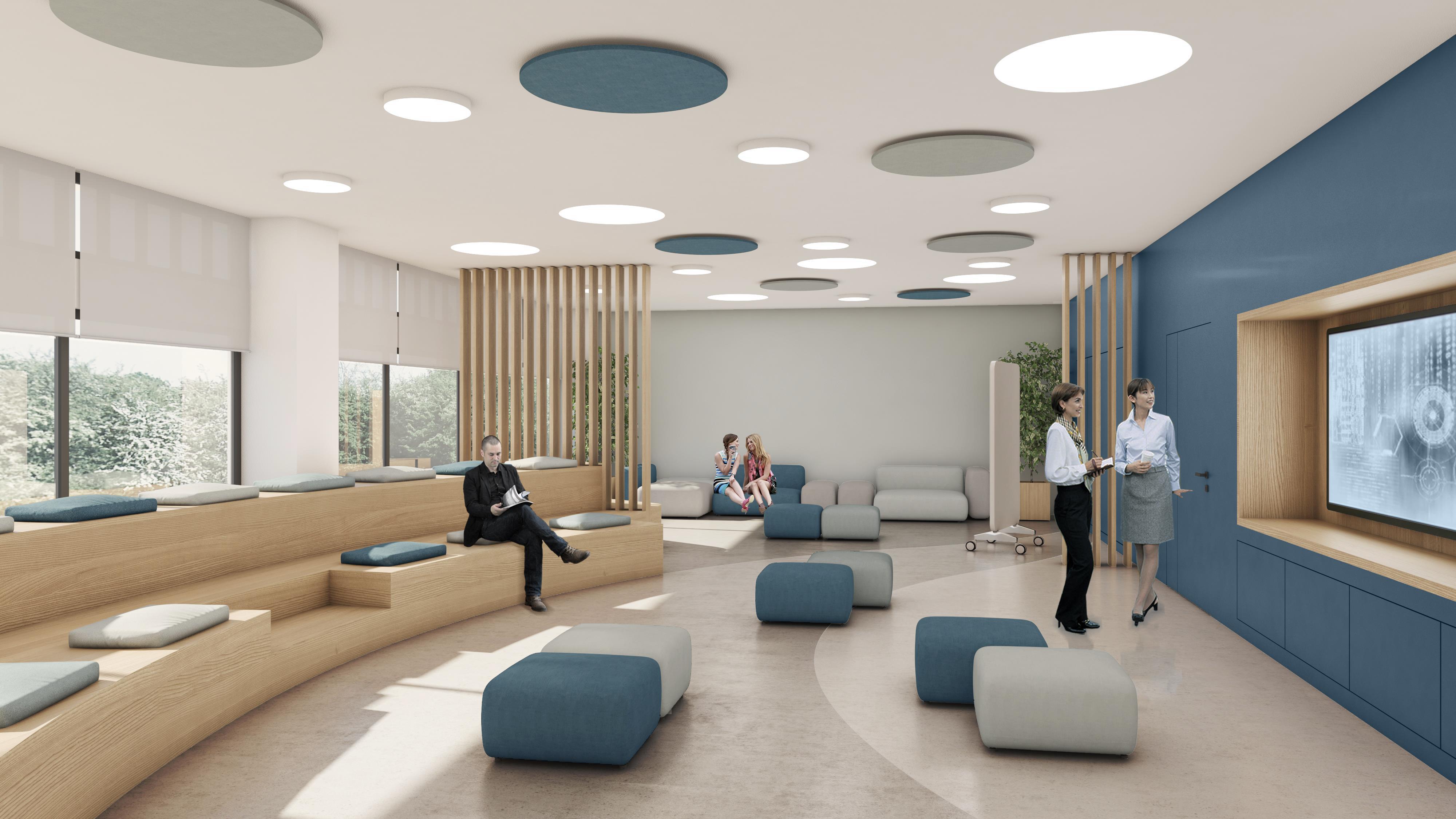 Sala polifunzionale_render