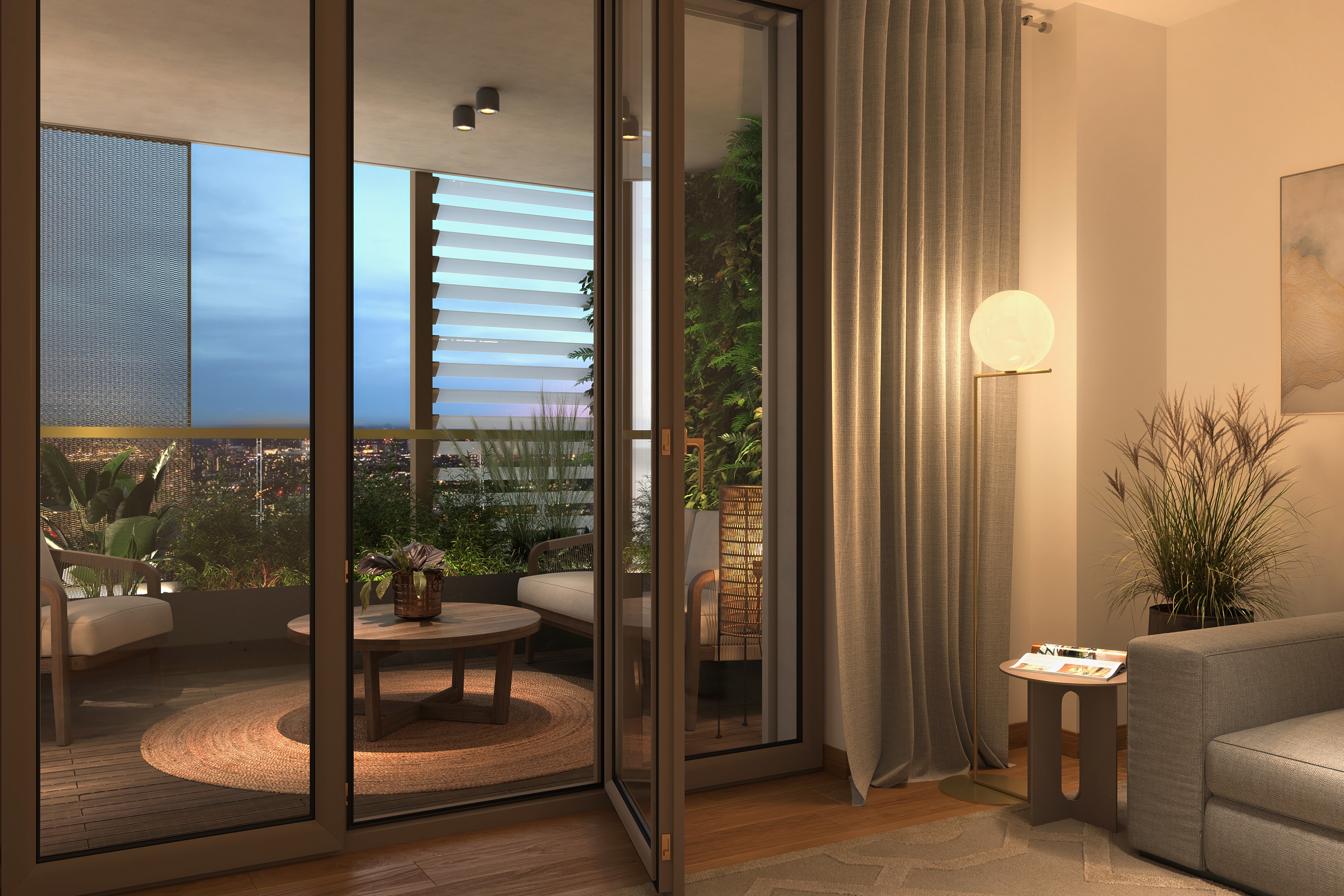 Living room and Terrace