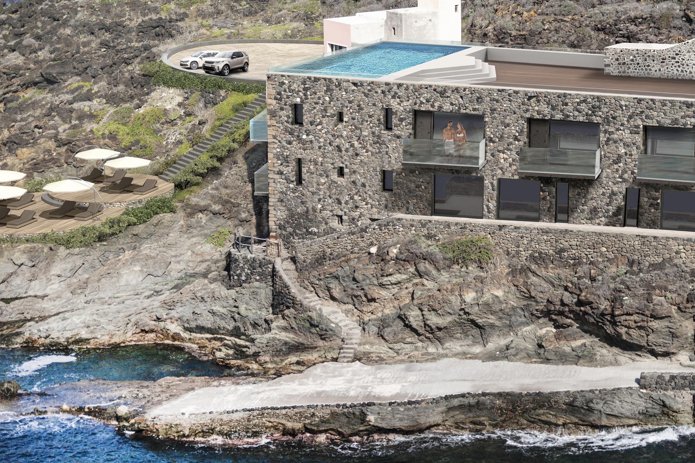 Render di progetto Pantelleria